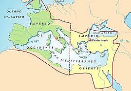 Divisió de l'imperi romà