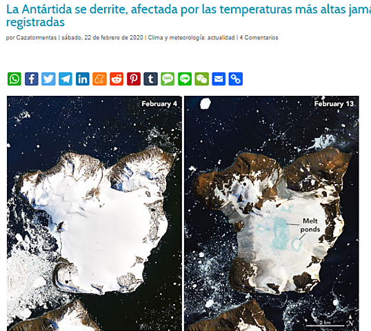 La Antártida se esta derritiendo