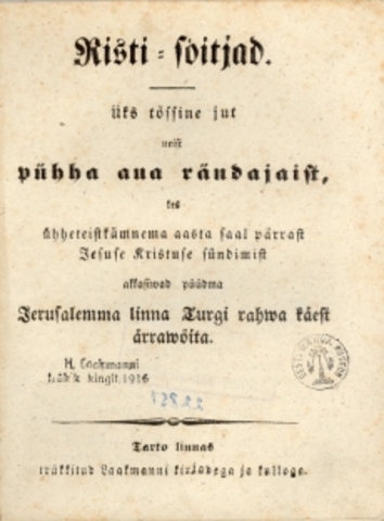 "Risti-sõitjad" F.R.Kreutzwald