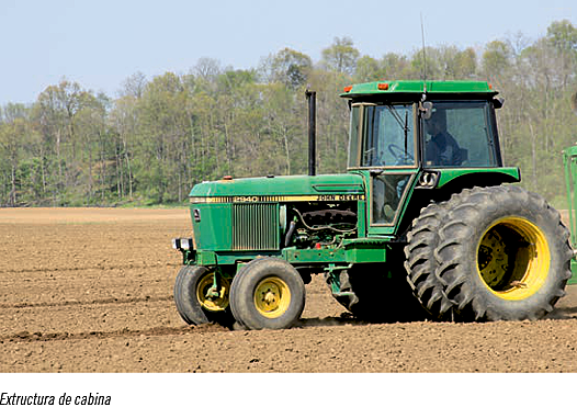 Cabinas de seguridad en los tractores.
