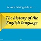 History of english language