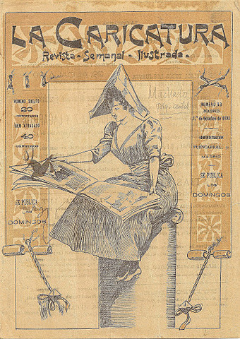 ANTONIO MACHADO PUBLICA “LA CARICATURA”