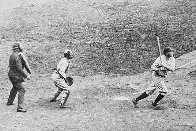 Babe Ruth sets a record