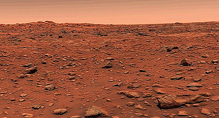 PRIMERA FOTO DESDE LA SUPERFICIE DE MARTE