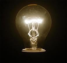 La bombilla incandescente
