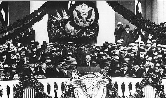 FDR delivered his “We have nothing to fear, but fear itself” speech