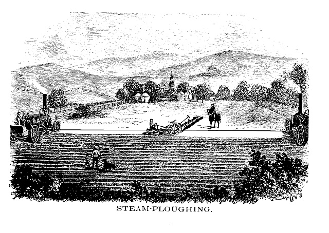 Arado de vapor estatico