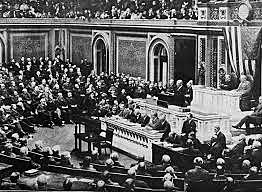 Woodrow Wilson made his “make the world safe for democracy” speech