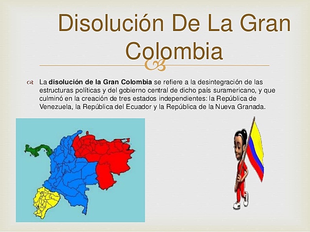 Separación de la Gran Colombia
