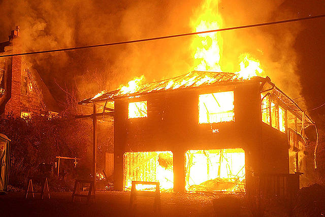 Montag's House is Burnt