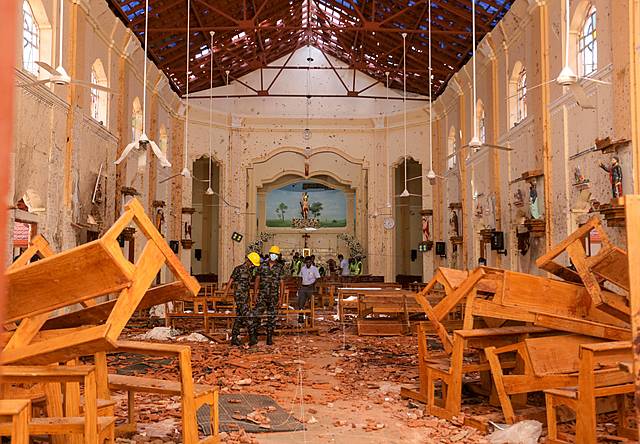 Cardinal DiNardo responds to Sri Lankan explosions of Churches and Luxury Hotels.