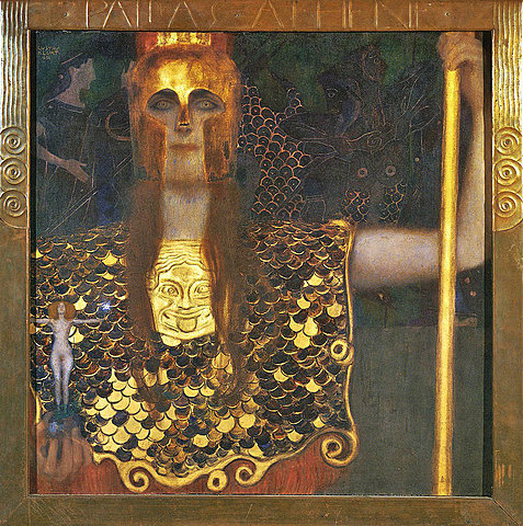 Palas Atenea, Klimt
