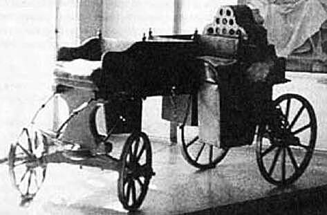First self-propelled vehicle in history.