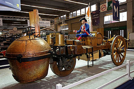 First vehicle in history capable of transporting passengers