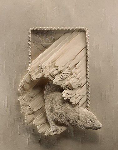 GUILLIEZ Manon - La présentation de l'oeuvre / Calvin Nicholls, "paper zoo", galerie d'Ontario, du Canada et du monde entier