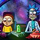 Rick and morty en nave 4518