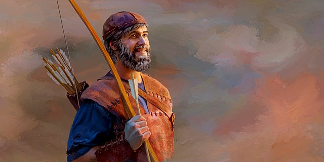 Jonathan saved David with bow and arrow