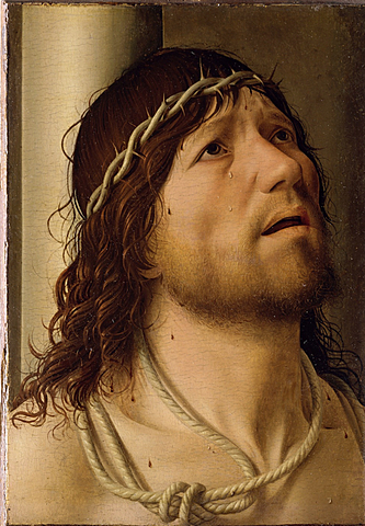 cristo en la columna