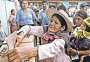 Derecho de sufragio.