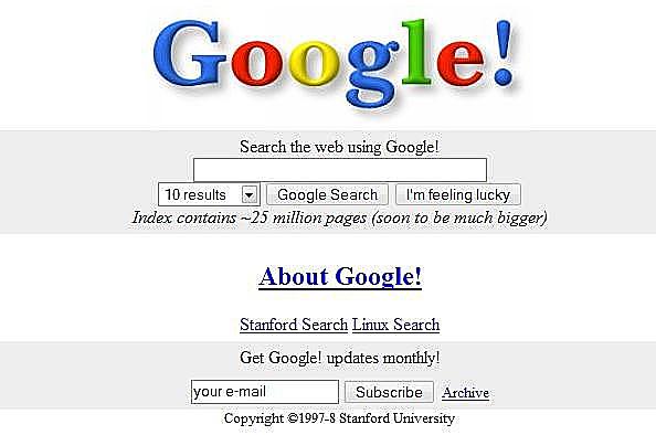 Naciò el buscador Google