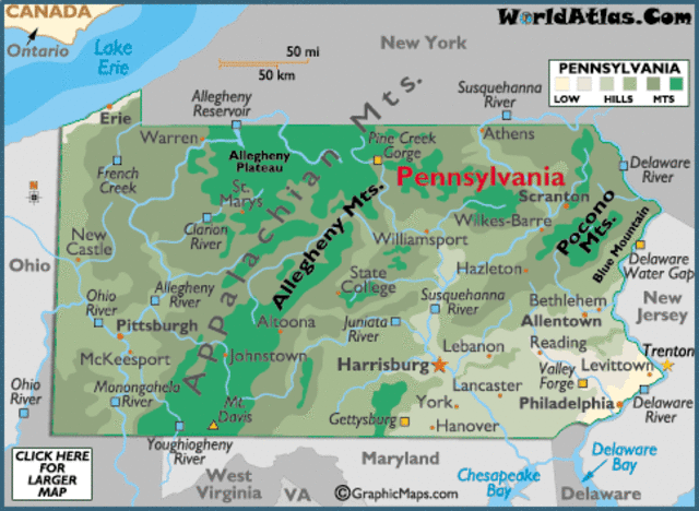 Pennsylvania was founded
