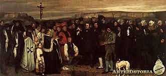 Entierro en ornans- Gustave Coubert