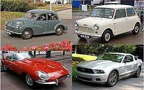 Evolución de los automóviles ( 1929, 1949)