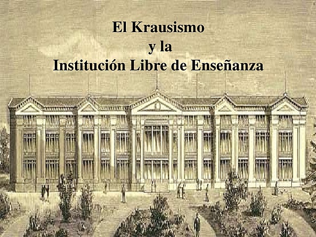 movimiento krausismo, corriente filosofica-educativa, Europa mediados del siglo XIX
