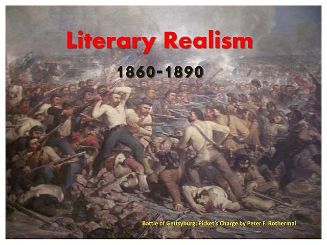Reaslism 1860- 1890