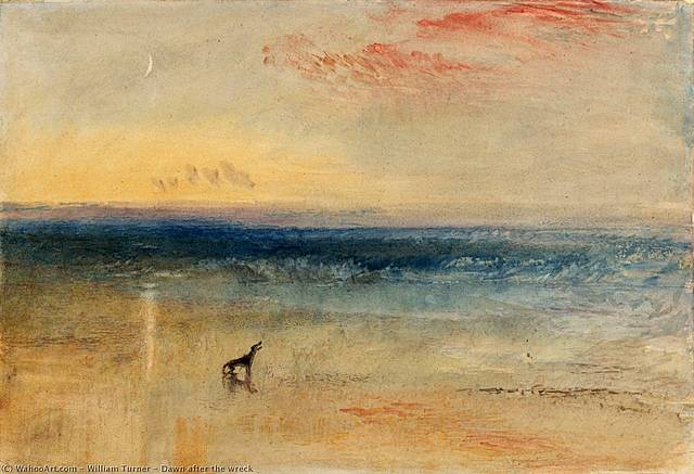 "Amanecer despúes del naufragio" Turner