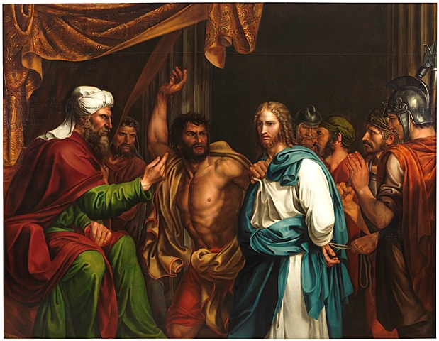 Jesús en casa de Anán. Madrazo.