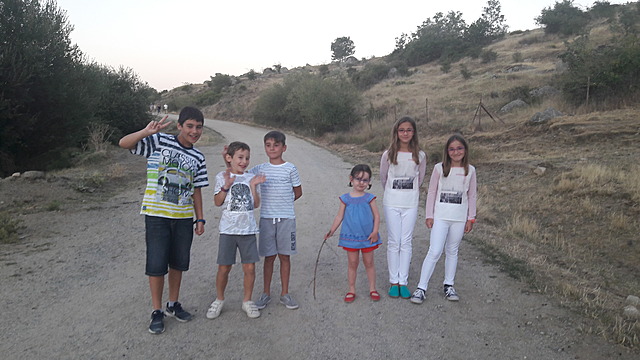 Amb els meus cosins a Muñotello