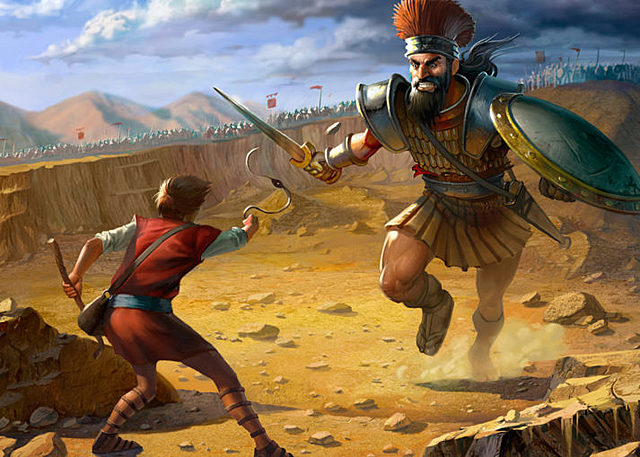 David and Goliath