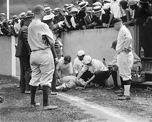 1924 Babe Ruth, Knocked Out