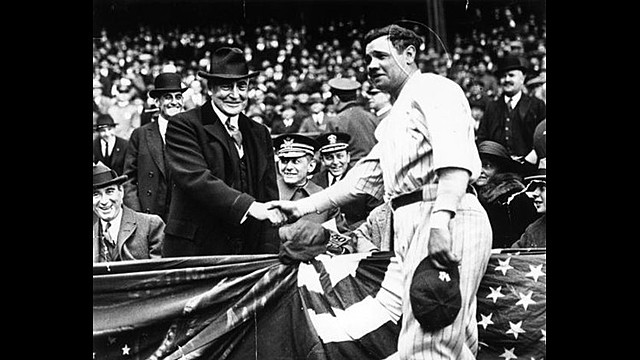 1929 Babe Ruth hits 500th home run