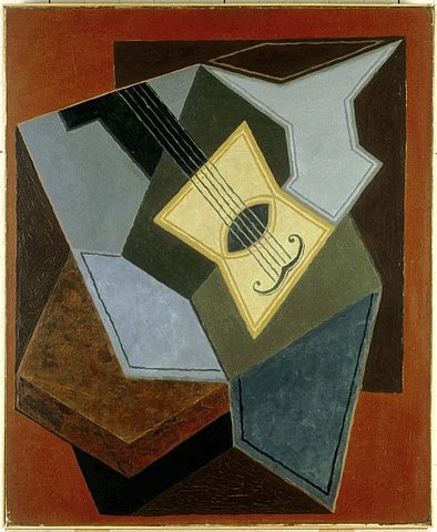 Guitarra y frutero. Juan Gris.