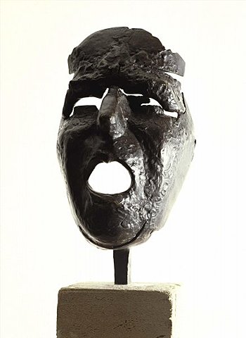 Máscara de Montserrat gritando. Julio González.