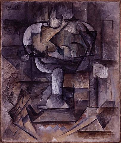 (Cubismo Analítico) El Frutero, de Pablo Picasso.