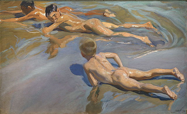 Impresionismo - Sorolla, "Chicos en la playa" (1909)