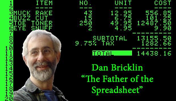 Visi calc - Daniel Bricklin