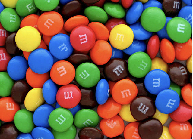 Chocolates M&Ms