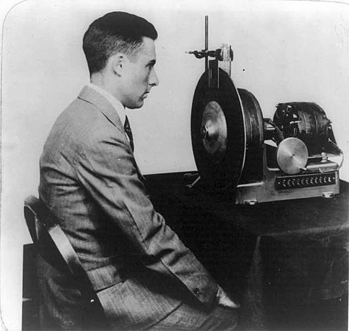 First Public Demonstration of Transmitted Moving Images