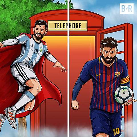 Birth of Leonel Messi, who would become one of the best footballers in history