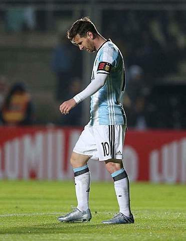 He lost the World Cup final against Germany.