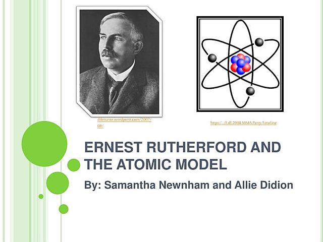 Rutherford's atomic model