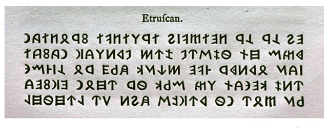 Alfabeto etrusco