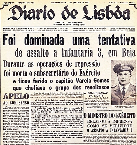 Revolta militar em Beja