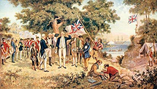 Captain Cook appropriate Australia to English