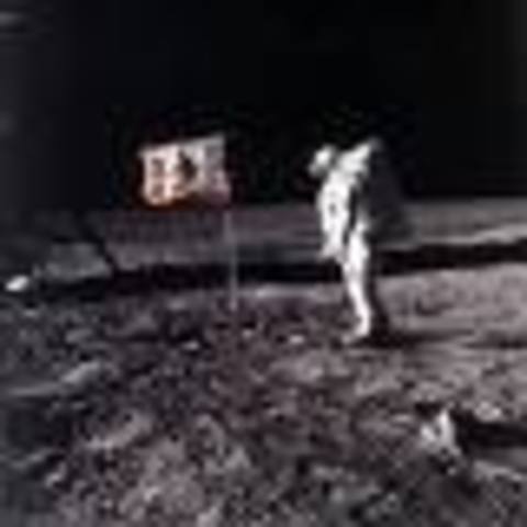 The U.S. achieves the first moon landing