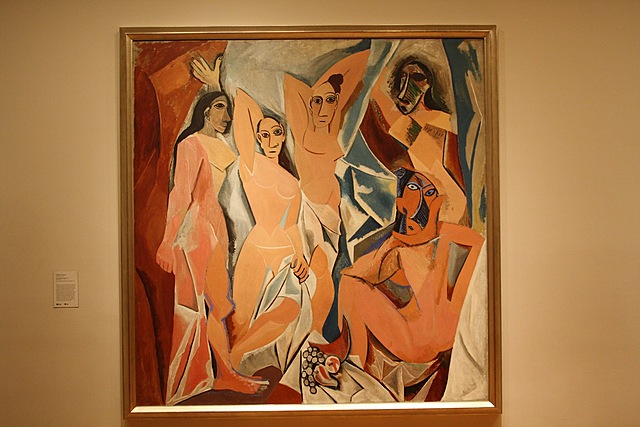 Cubismo fundacional. Picasso, "Las señoritas de Avignon" (1907)